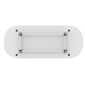 Impulse Leg Frame D-End Boardroom Meeting Table
