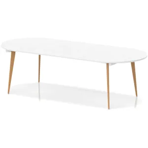Oslo Oval Wooden Leg Boardroom Meeting Table