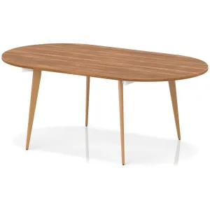 Oslo Oval Wooden Leg Boardroom Meeting Table