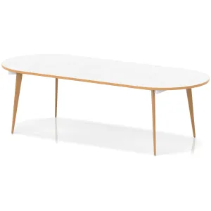 Oslo Oval Wooden Leg Boardroom Meeting Table