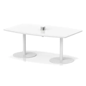 Italia Volta Poseur High Gloss Boardroom Table with Pop-Up Power