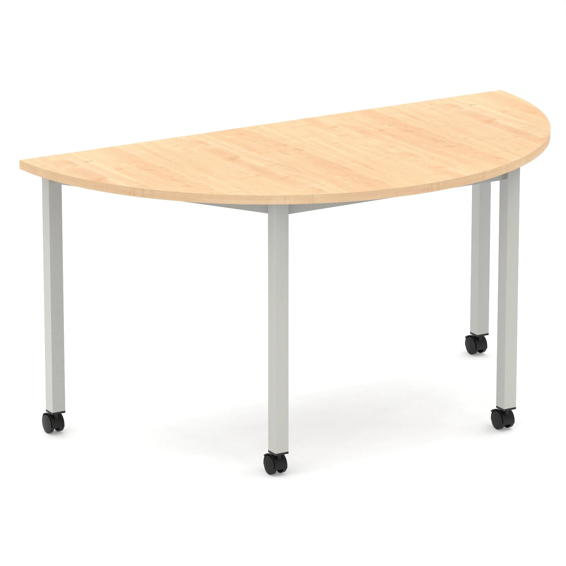 Impulse Semi-Circle Mobile Training Room Table on Castors