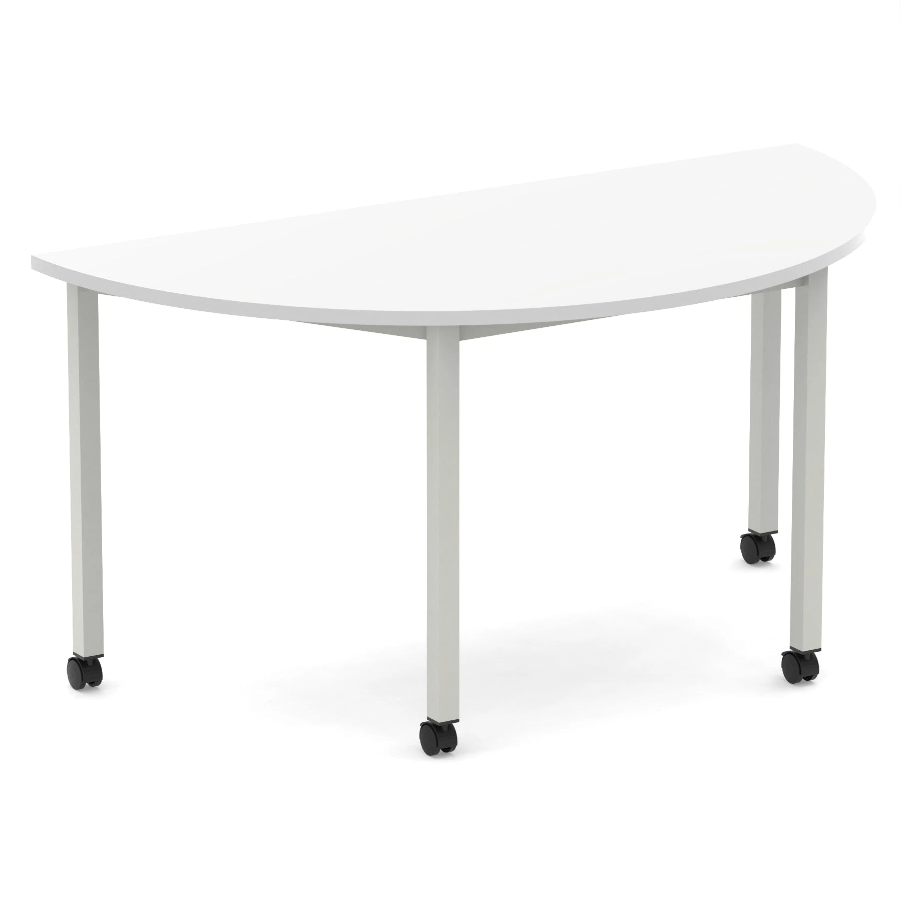 Impulse Semi-Circle Mobile Training Room Table on Castors