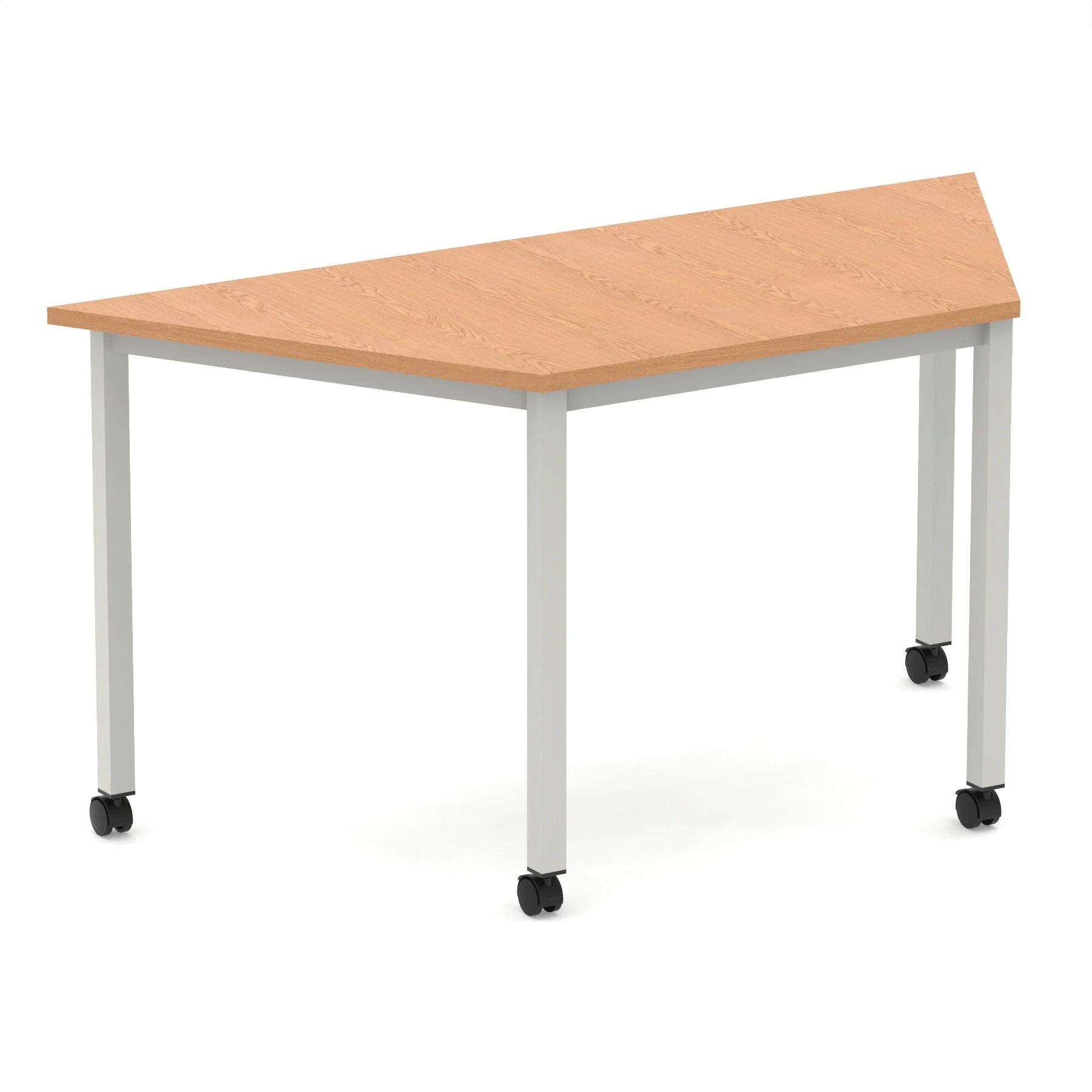 Impulse Trapezium Mobile Training Room Table on Castors