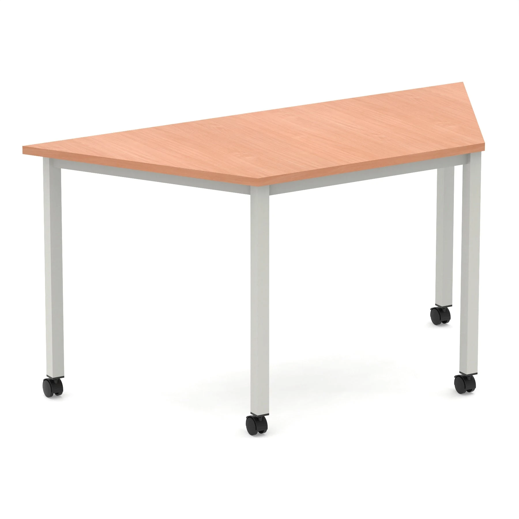 Impulse Trapezium Mobile Training Room Table on Castors